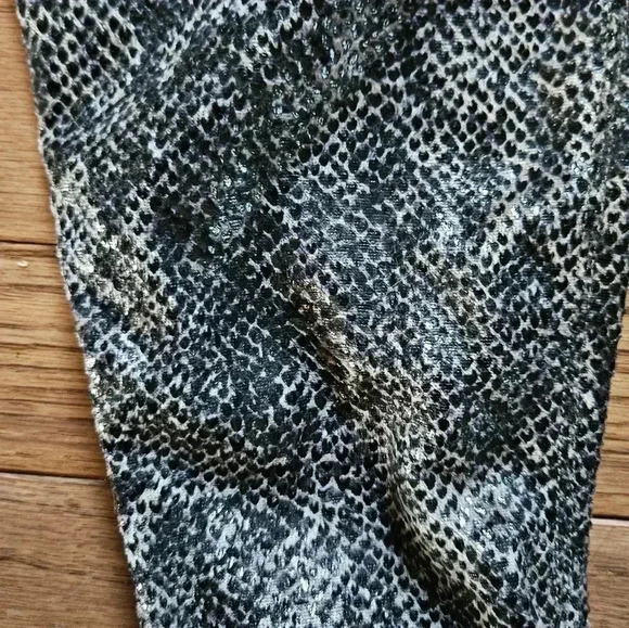 Python Snake Fashion High Heel Knee Boots Women (sz 8.5) - Picture 4 of 9